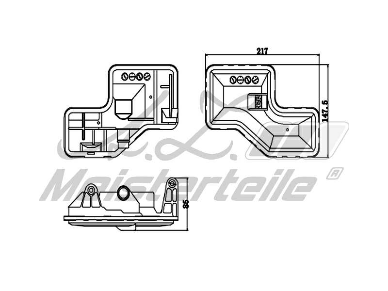 Hydraulikfiltersatz, Automatik